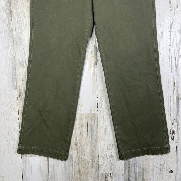 Sundance Women’s Pants 2 Green Cotton Spandex w Lace Trims Casual‎ Contemporary - Picture 8 of 15